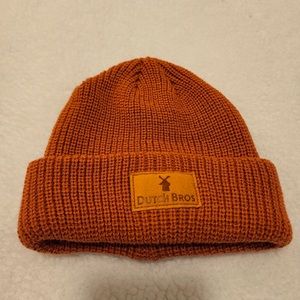 Orange Dutch Bros Beanie, never worn